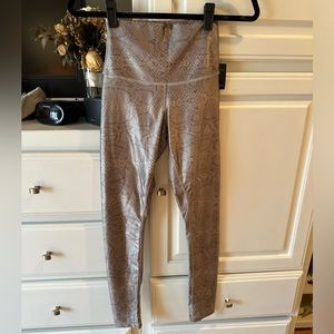 DYI Metallic Snake Leggings Small NWT